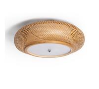 LEDKIA LIGHTING Plafón de Techo Bambú Sorolla para Cocina, Comedor, Habitación Natural