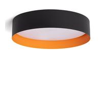 LEDKIA LIGHTING - Plafón de Techo LED 40W | Iluminación Eficiente y Duradera | Diseño Moderno | Fácil Instalación | Dimensiones Compactas, Negro, Acero Aleado Black