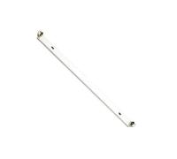 LEDKIA LIGHTING - Regleta para Tubo LED T8 G13 | Instalación Sencilla | Compatible con Tubos de Diferentes Potencias | Diseño Moderno nergética, Blanco, Aluminio