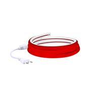 LEDKIA LIGHTING Tira LED Neón Regulable 220V Rojo Semicircular 180 7.5W/m Corte 100cm IP67 a Medida 5 m