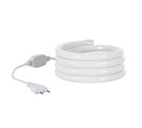 LEDKIA LIGHTING Tira Neón LED Regulable 220V AC 120 LED/m Circular 360 Blanco Frío IP67 a Medida Corte cada 100 cm Blanco Frío 1 m