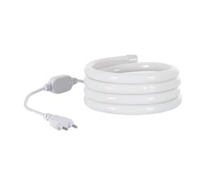 LEDKIA LIGHTING Tira Neón LED Regulable 220V AC 120 LED/m Circular 360 Blanco Frío IP67 a Medida Corte cada 100 cm Blanco Frío 1 m