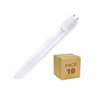 LEDKIA LIGHTING Tubo LED T5 115 cm Cristal Conexión Dos Laterales 16W (Pack 10 un) No Flicker 3000K Blanco Cálido No T5