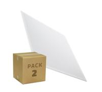 LEDKIA Pack 2 Panel LED 60x60cm 40W 4800 lm Solid No Flicker 4000K Blanco