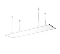 LEDKIA Panel LED 120x60 cm 63W 6300lm + Kit de Suspensión 4000K No F | Difusor Opal UGR Bajo | Luz Blanca Neutra 4000K | Ideal para Oficinas; Comercios o Museos | Empotrado o Colgante