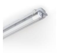Ledkia Pantalla Estanca 120cm IP65 con Tubo LED Cristal 18W 140lm/W 4000K Blanco Neutro
