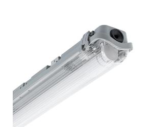 Ledkia Pantalla Estanca LED con Tubo LED 150 cm IP65 Conexión un Lateral