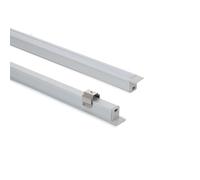 LEDKIA Perfil Aluminio Empotrable 2m para Tira LED hasta 6 mm Aluminio 2 m