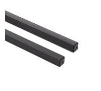 LEDKIA Perfil Aluminio Esquina Triangular 2m para Tira LED hasta 10mm Negro