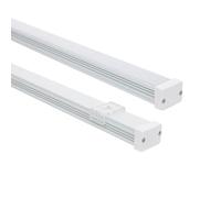 LEDKIA Perfil Aluminio Estanco IP65 Superficie 2m para Tira LED hasta 10 mm