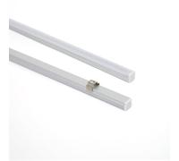 LEDKIA Perfil Aluminio Superficie 2m para Tira LED hasta 6 mm Aluminio 2 m