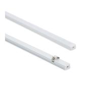 LEDKIA Perfil Aluminio Superficie 2m para Tira LED hasta 8 mm Blanco 2 m Bl
