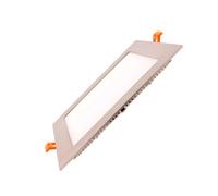 Ledkia Placa LED 15W Cuadrada SuperSlim Corte 180x180 mm Silver 3000K Blanco Cálido 4000k neutral white