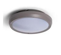 LEDKIA Plafón Circular para Exterior Ø300 mm IP65 Curio Gris Gris