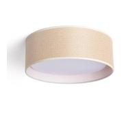 LEDKIA Plafón Circular Ratán Ø360 Rufus Natural