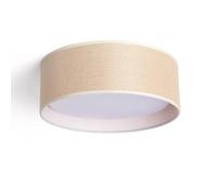 LEDKIA Plafón Circular Ratán Ø360 Rufus Natural | Ideal para Cocina, Comedor, Habitación
