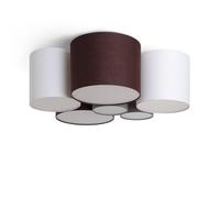 LEDKIA Plafón Circular Tela Tallabo Multicolor