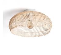 LEDKIA LIGHTING Plafón de Techo Bambú Nango para Cocina, Comedor, Habitación Natural