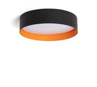 LEDKIA Plafón de Techo LED 30W Acero Talagapa S Ø400 mm Negro | Ideal para Cocina, Comedor, Habitación
