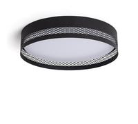LEDKIA Plafón de Techo LED 40W Acero Saska L Negro Mate | Ideal para Cocina, Comedor, Habitación