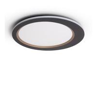 LEDKIA Plafón de Techo LED 40W Acero Taska Negro | Ideal para Cocina, Comedor, Habitación