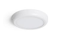 LEDKIA Plafón LED 18W Circular Metal Ø225 mm Design White 6000K Blanco Frí
