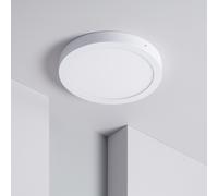 LEDKIA LIGHTING - Plafón LED 24W Circular Ø295 mm | Iluminación 1900 lm | Fácil de Instalar | Sustituye Plafón 150W | Blanco Frío 5000K, Aluminio