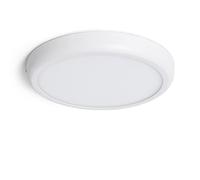 LEDKIA Plafón LED 24W Circular Metal Ø300 mm Design White 5000K Blanco Frí
