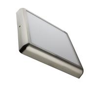 Ledkia Plafón LED 24W Cuadrado Metal 300x300 mm Design Silver