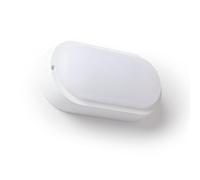 LEDKIA Plafón LED 25W Oval para Exterior 94x198 mm IP65 con Sensor de Movim
