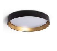 LEDKIA Plafón LED 30W Circular Metal Ø550 mm CCT Seleccionable Big Broadway | Temperatura de Color Seleccionable CCT | Iluminación 2400 lm | Para Cocina; Comedor; Habitación