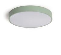 LEDKIA Plafón LED Circular Metal Dari Ring 4000K Verde Blanco Neutro ø40 cm | Ideal para Cocina, Comedor, Habitación
