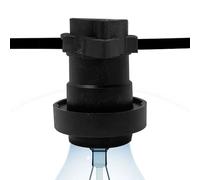 Ledkia Portalámparas E27 IP44 para Cable Eléctrico Plano de Guirnalda