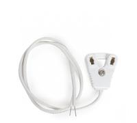 LEDKIA Portalámparas Tubo LED T8 G13 Cable 30 cm Blanco