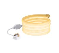 LEDKIA Tira LED Neón Regulable 220V Blanco Cálido Circular 360 9W/m Corte 1