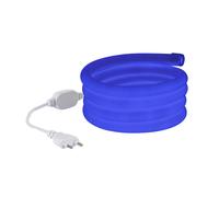 Ledkia Tira Neón LED Regulable 220V AC 120 LED/m Circular 360 Azul IP67 a Medida Corte cada 100 cm