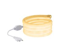 Ledkia Tira Neón LED Regulable 220V AC 120 LED/m Circular 360 Blanco Cálido IP67 a Medida Corte cada 100 cm