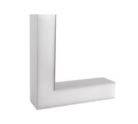 Ledkia Unión L para Barra Lineal LED Turner 8W 4000K Blanco Blanco Neutro 6000k silver cool white