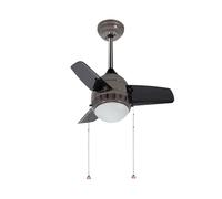 LEDKIA Ventilador de Techo LED Negro 66cm Modern 3000K