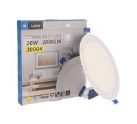 Ledme Downlight Panel LED Circular Serie Slim 20 Wattios - Disponible en 3 tonos de luz