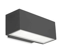 Leds-C4 Afrodita - Aplique LED Up & Down para exterior Urban Grey 22cm 1217lm 4000K IP65