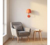 LEDS C4, aplique de pared, color naranja