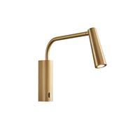 LEDS-C4 Aplique de pared LED Gama Extend, dorado mate, aluminio