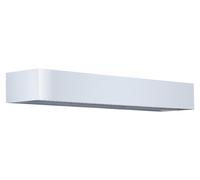 LEDS C4, aplique de pared Lia, luz blanca cálida, 320 lúmenes, color plateado