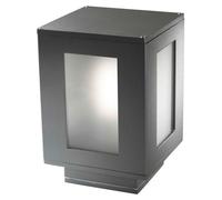 LEDS C4, aplique exterior, 23 W, IP44, color gris