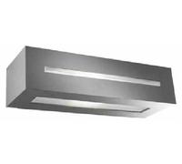 LEDS C4, aplique exterior, 23 W, IP44, color gris