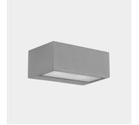 Leds C4 Aplique Ip65 Nemesis Led 90*220mm Led 17.5naw Sw 2700-3200-4000k On-off Gris 18