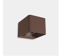 Leds C4 Aplique Ip65 Wilson Square Led 10.2 Blanco Cálido - 3000k On-off Marrón 623lm