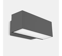 LEDS C4 - Aplique IP66 Afrodita LED 300mm Single Emission LED 21.5 Blanco cálido - 3000K ON-OFF Gris 1804lm