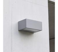 LEDS C4 Aplique Ip66 Nemesis Aluminium 70*170Mm R7S 100W Gris 640Lm